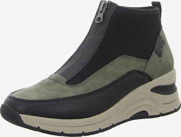 Boots 'Stiefel Damen N9362-54 Leder-Mix in schwarz' di Rieker in nero: frontale