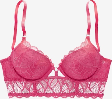 LASCANA Bra in Pink: front