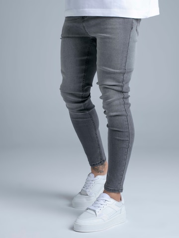 SikSilk Skinny Jeans in Grau: Vorderseite