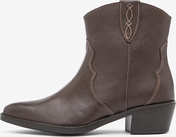 RYŁKO Stiefelette in Braun: Vorderseite