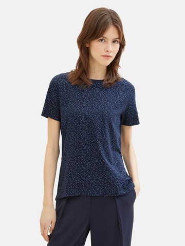 TOM TAILOR DENIM T-Shirt in Blau: Vorderseite