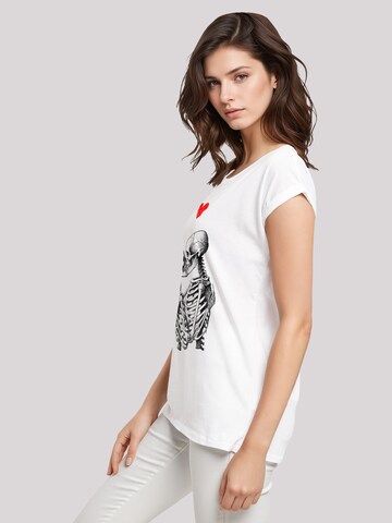 F4NT4STIC Shirt 'Love Is All You Need' in Wit