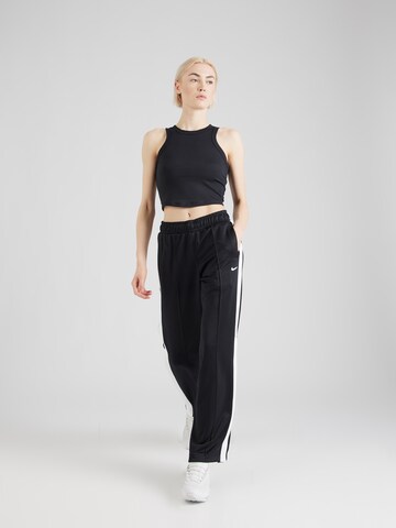 Nike Sportswear Wide leg Παντελόνι σε μαύρο