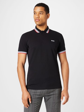 BOSS Green Poloshirt 'Paddy' in Schwarz: predná strana