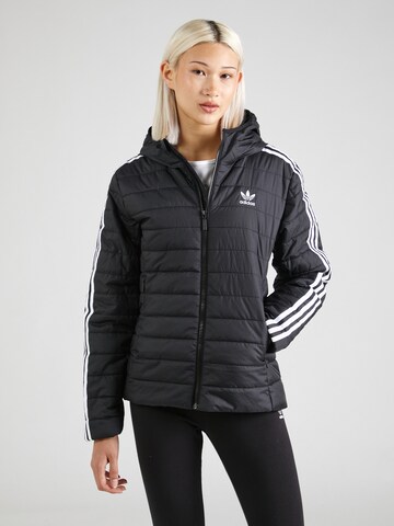 ADIDAS ORIGINALS - Chaqueta de entretiempo 'ADICOLOR' en negro: frente