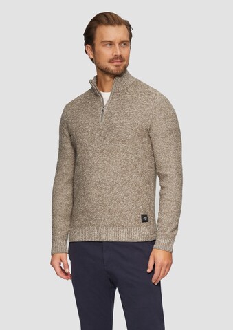 s.Oliver Pullover in Braun: Vorderseite