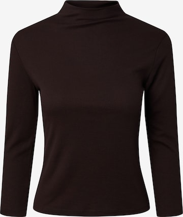T-shirt 'ALLY ' PIECES en marron : devant