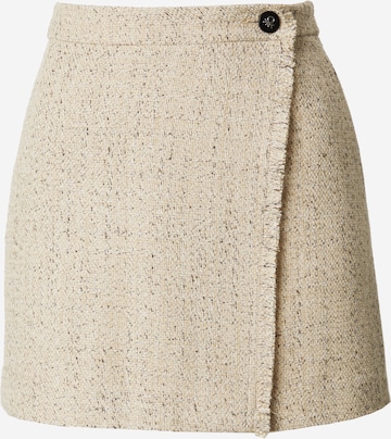 UNITED COLORS OF BENETTON - Falda en beige: frente