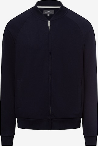 Nils Sundström Sweatvest in Blauw: voorkant