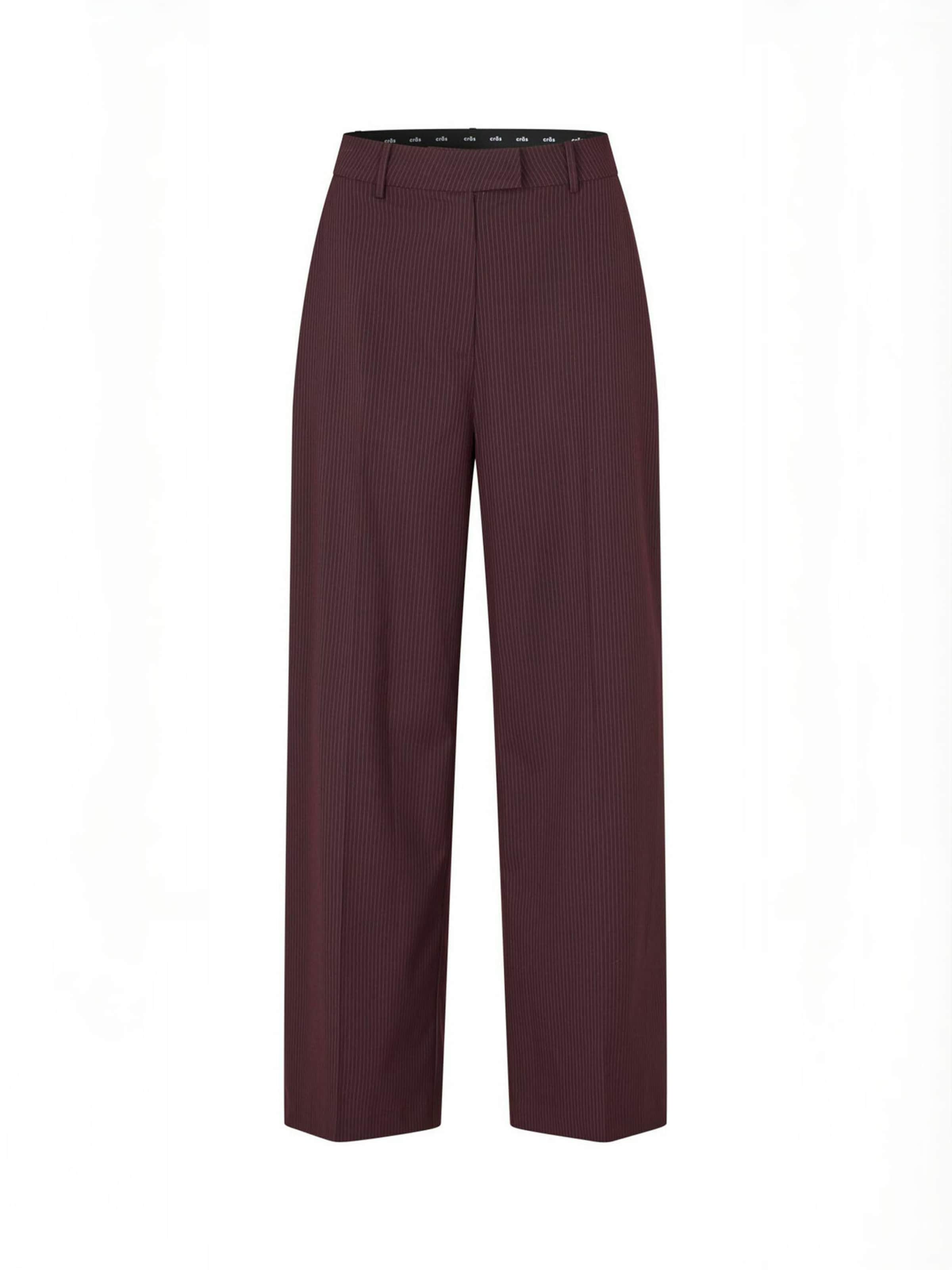 Crās Regular Pants ' Mancycras ' in Purple: front