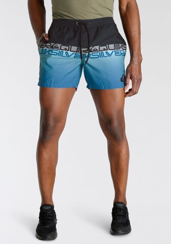 QUIKSILVER Athletic Swim Trunks in Blue: front