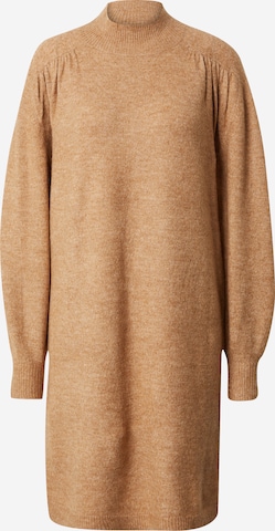 ONLY - Vestido de punto en marrón: frente