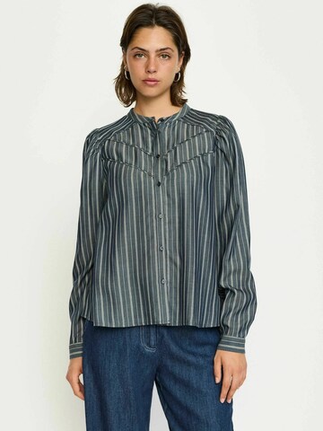 Soft Rebels Bluse 'Charlotte' i blå: forside