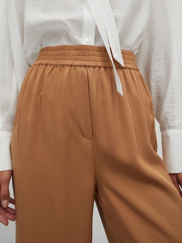 Wide Leg Pantalon 'Franka' EDITED en marron