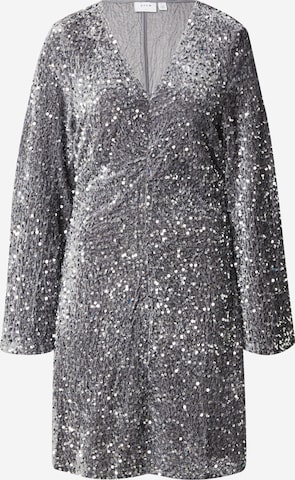 VILA Cocktail dress 'BARINA' in Silver: front