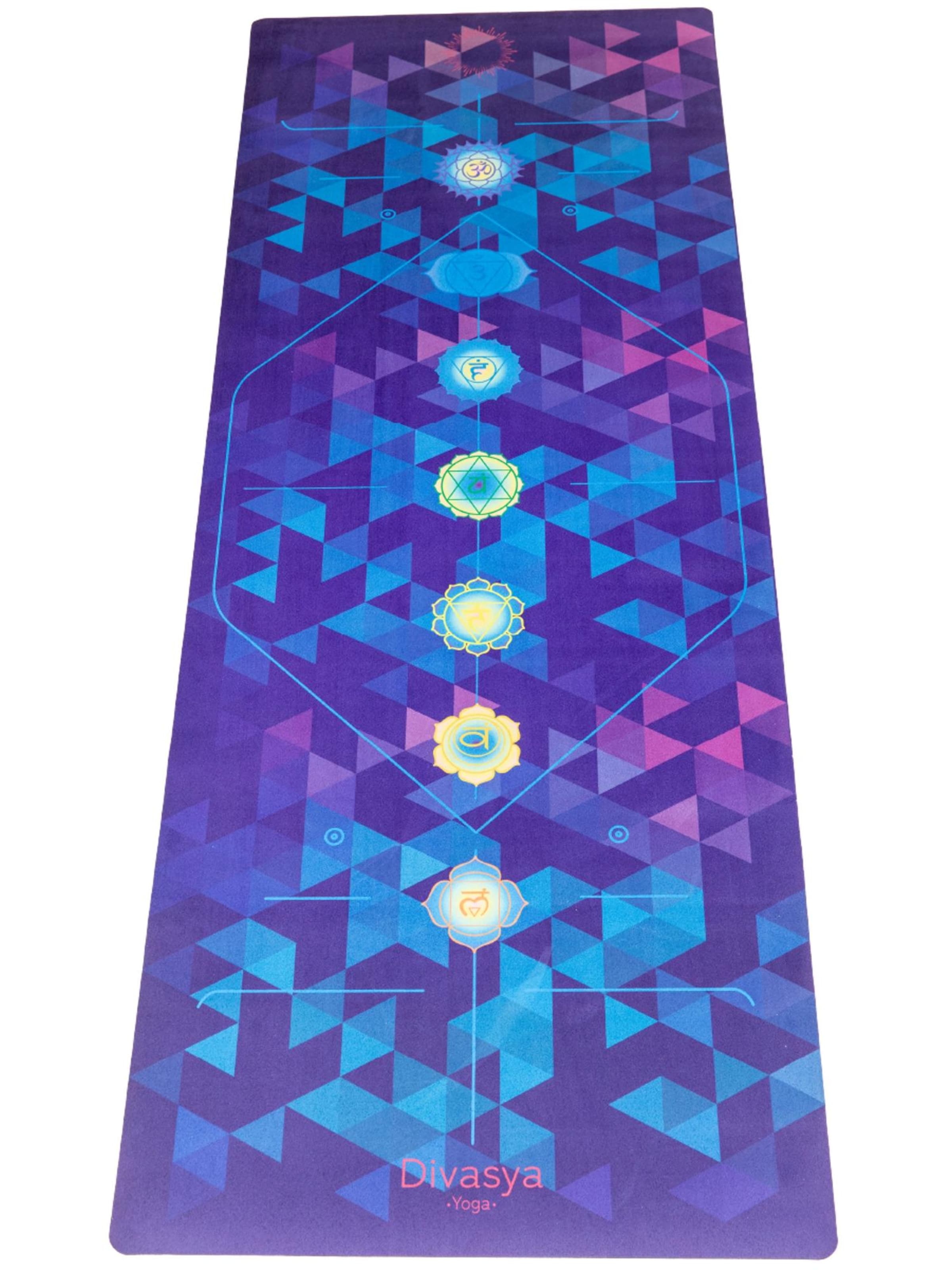 Divasya Matte 'Chakra Balance'‌‌‌‌‌‌ in Lila: Vorderseite