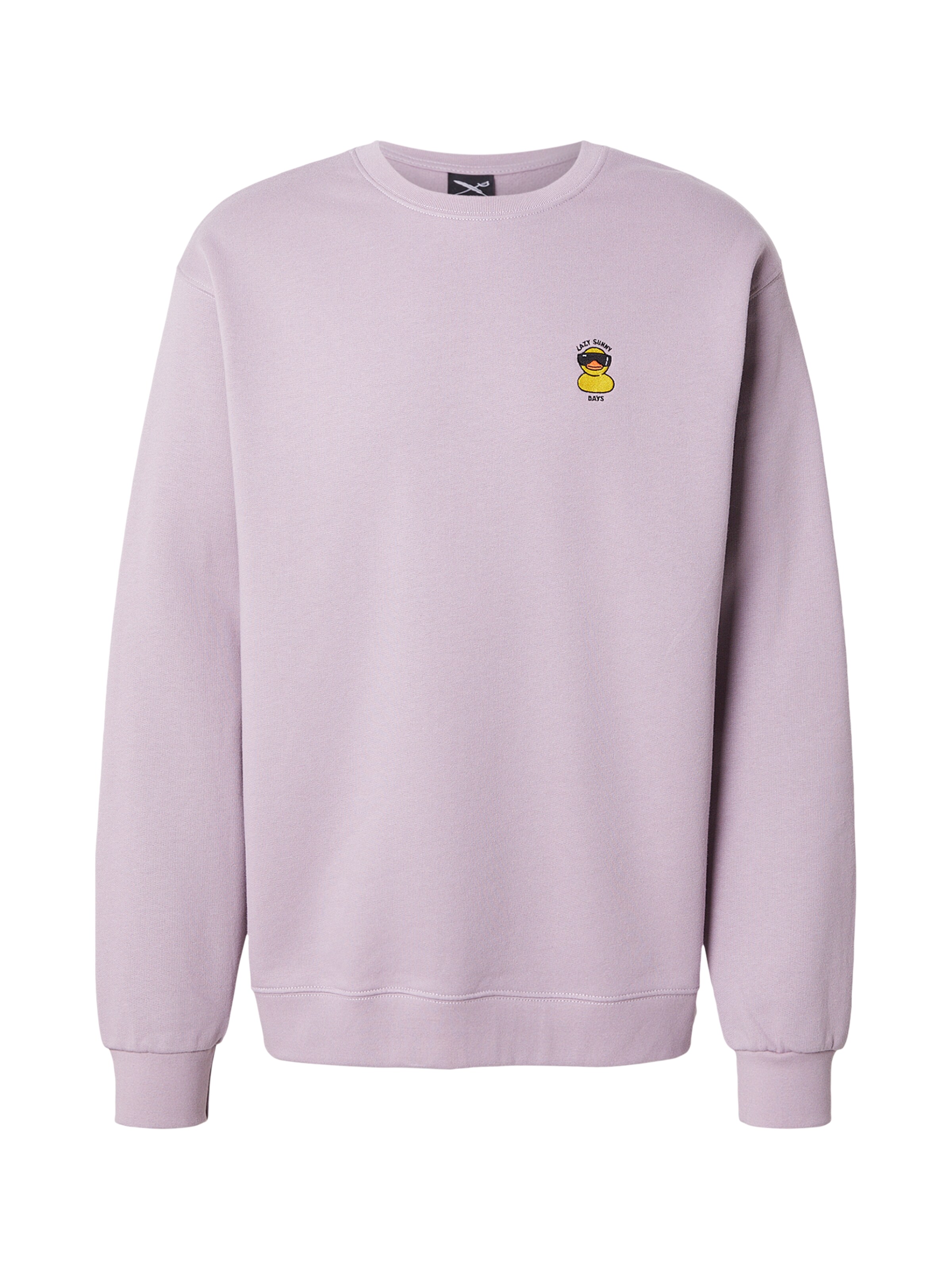Iriedaily Sweatshirt 'Lazy Sunny Day' in Lila: Vorderseite