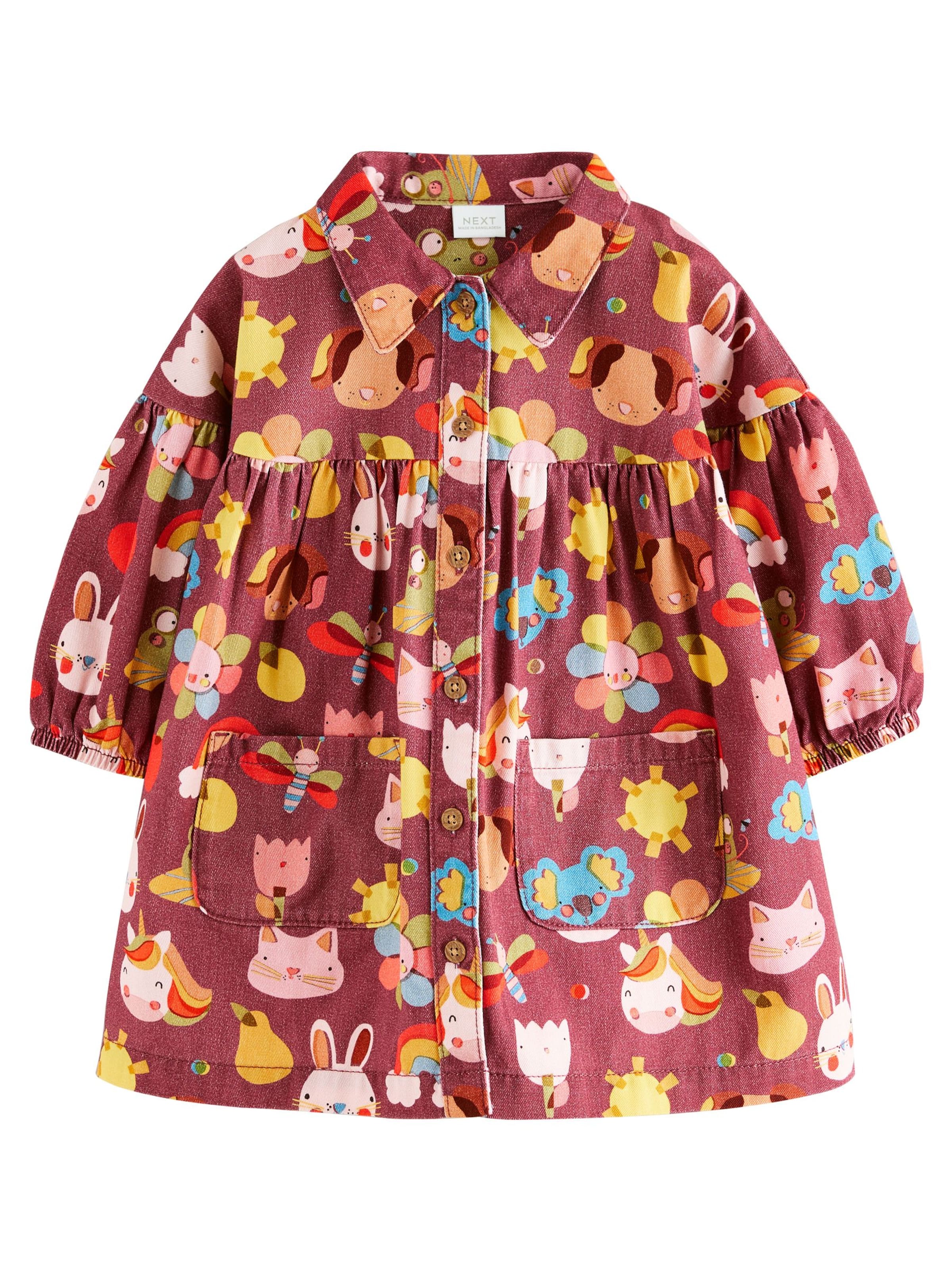 Next Klänning i brun: framsida