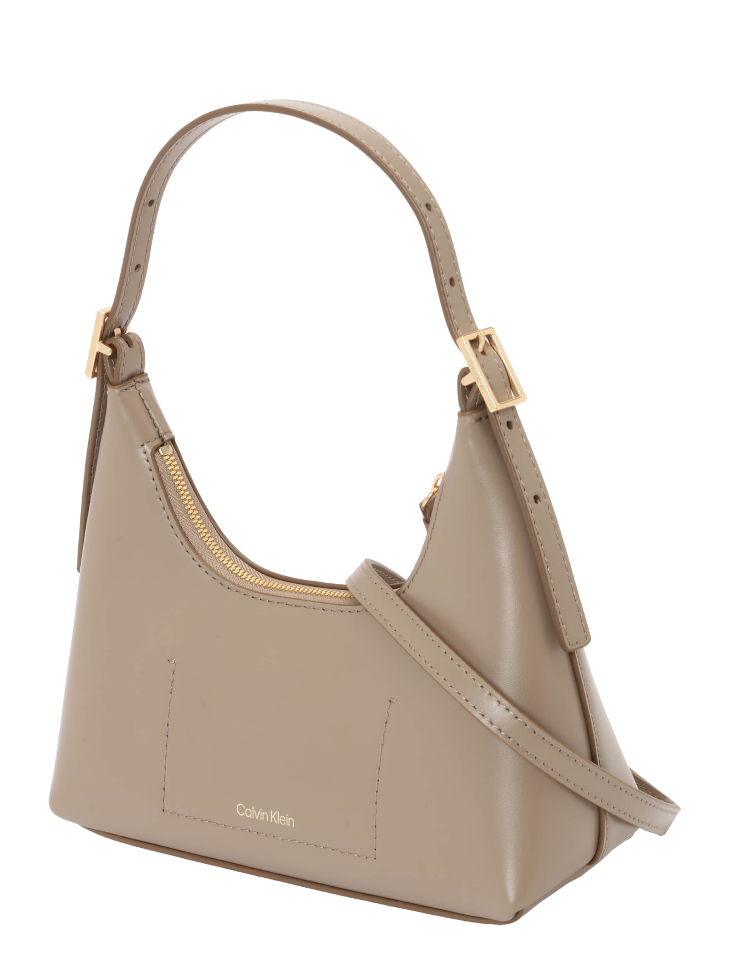 pilka Calvin Klein Rankinė ant peties: šonas