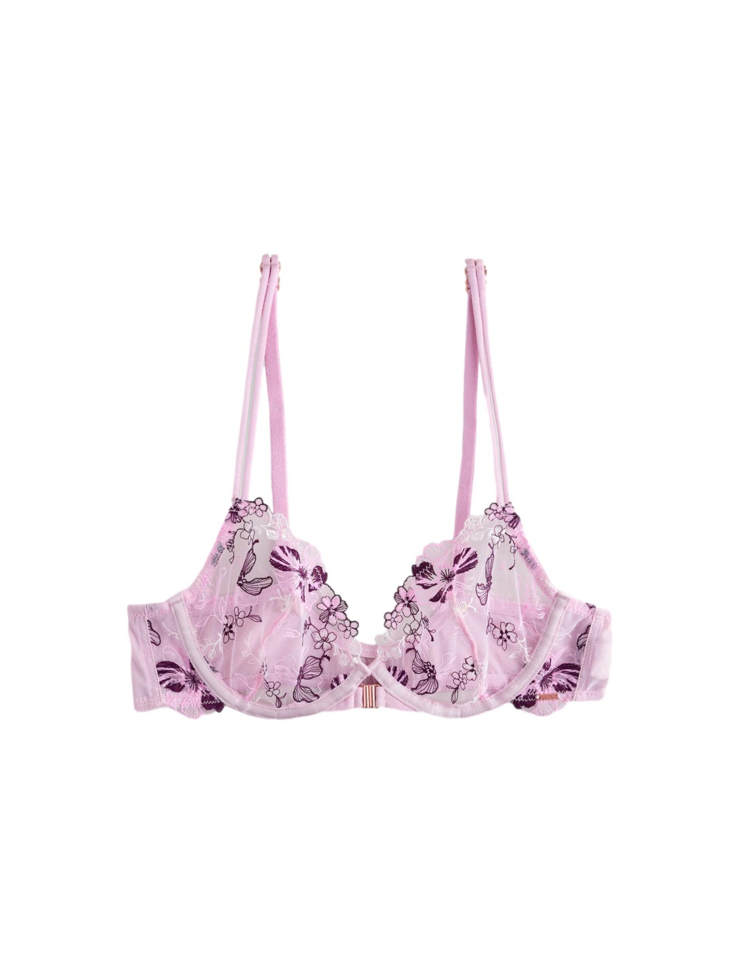 Reggiseno in 70/A Lipsy di colore lilla / eosina / bianco, Visualizzazione prodotti