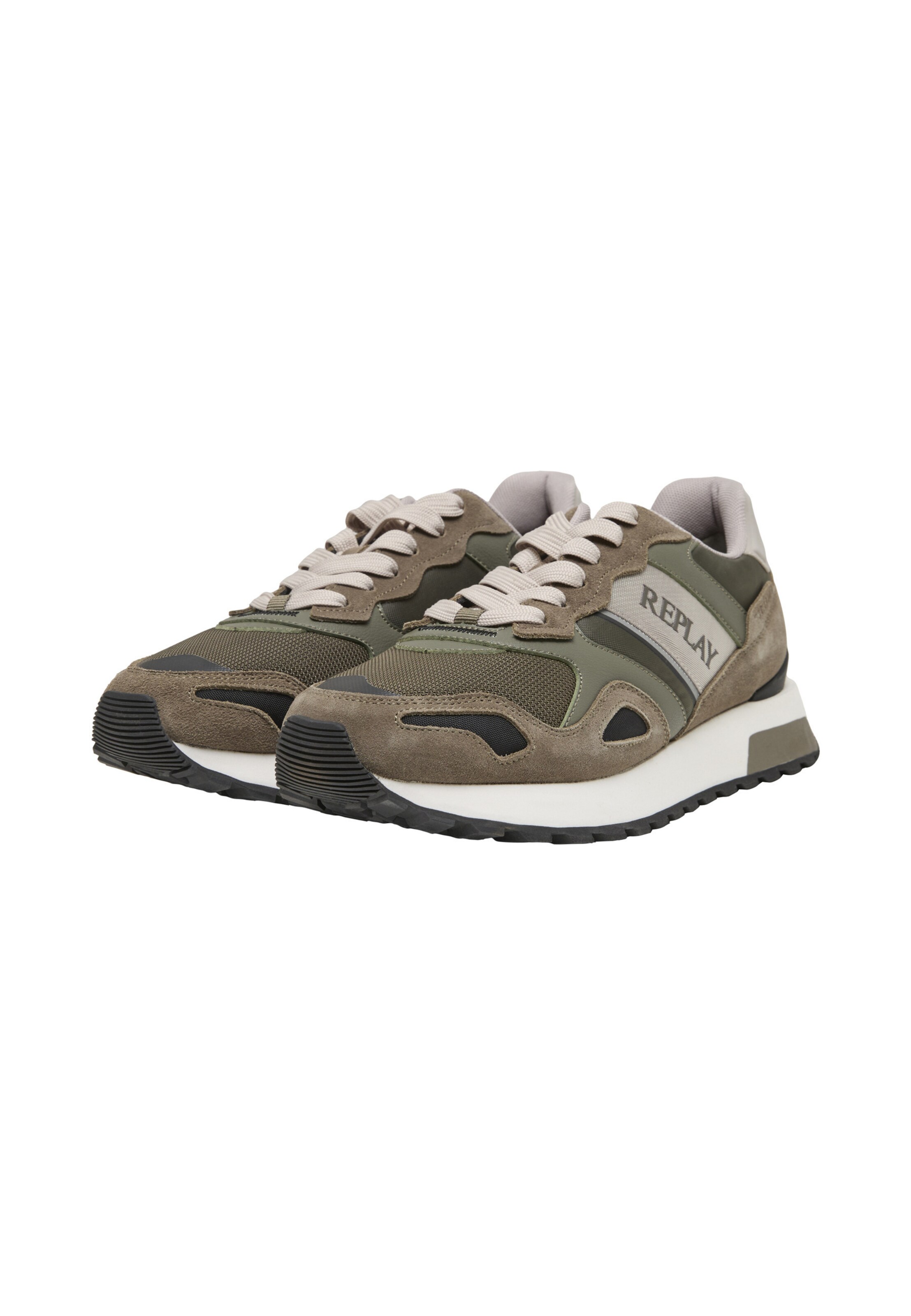 REPLAY Sneakers laag 'Bullet Union' in Groen