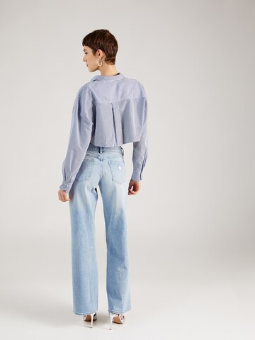 Abrand Wide Leg Jeans 'Gina' in Blau