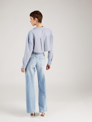 Abrand Wide Leg Jeans 'Gina' in Blau