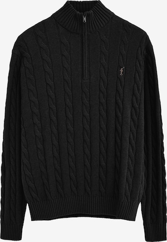 Polo Club Pullover 'RIGBY' in Schwarz: Vorderseite