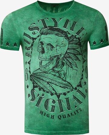 Rusty Neal Shirt in Green: front