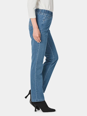 Goldner Regular Jeans 'Louisa' in Blau