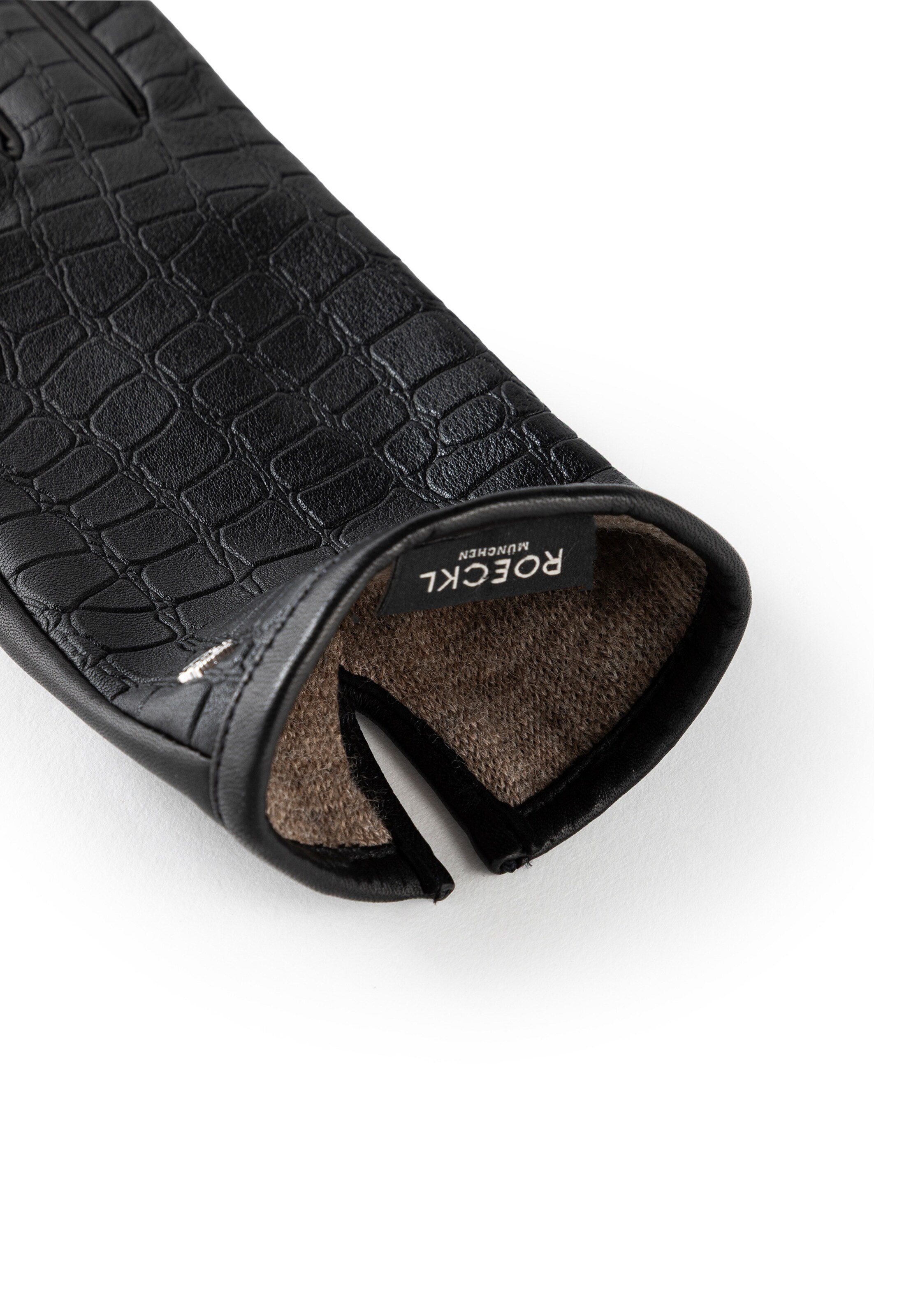 Roeckl Full finger gloves 'ROVERETO TOUCH' in Black