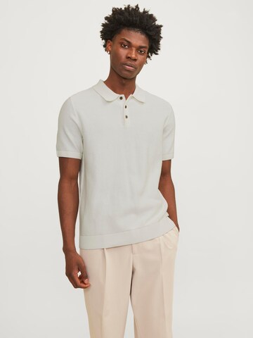 JACK & JONES Poloshirt 'SANDRI' in Weiß: predná strana