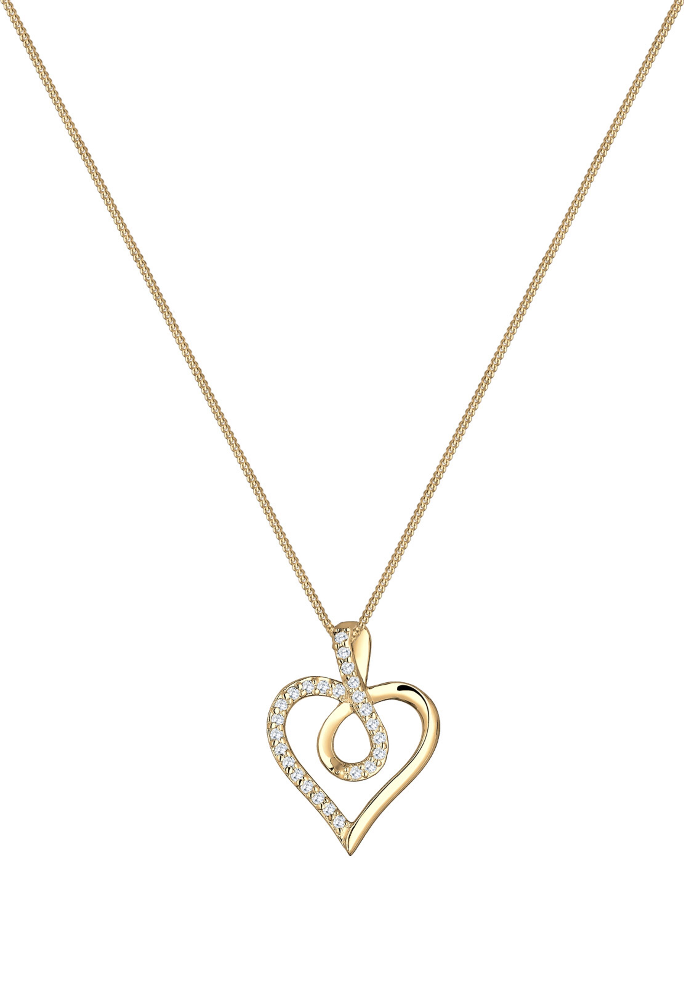 ELLI Ketting 'Infinity' in Goud