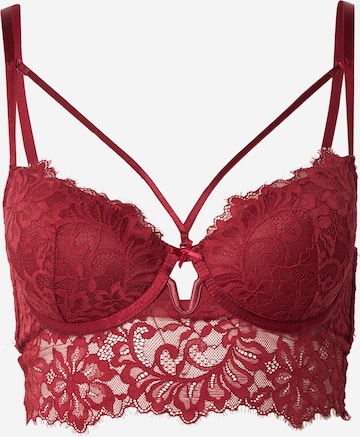 raudona Hunkemöller Marškinėliai Liemenėlė 'Isabella': priekis