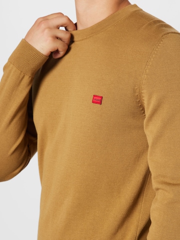HUGO Sweater 'San Cassius-C1' in Yellow