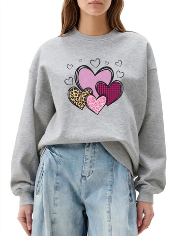 Felpa di GORHEY in grigio: frontale