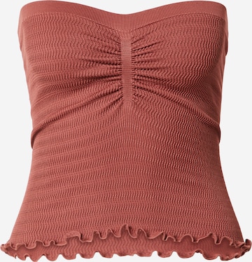 Top di TOPSHOP in rosso: frontale