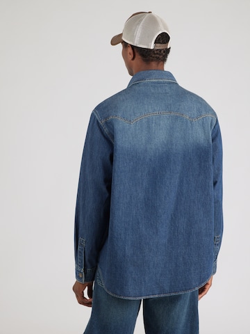 HUGO Comfort fit Button Up Shirt 'Ebant' in Blue