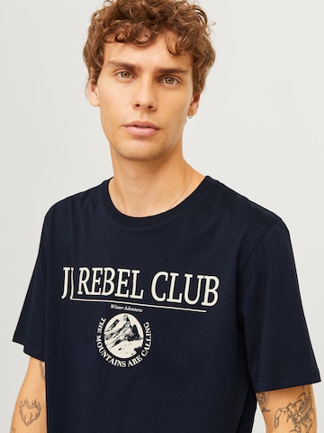 Tricou 'JREBANDREW' de la JJ Rebel pe albastru