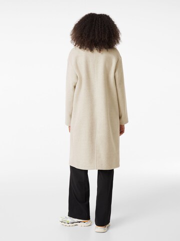 Bershka Between-seasons coat in Beige