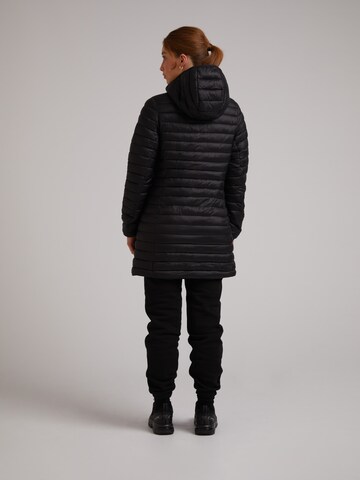 JACK1T Outdoorjas ' SATEL1TE Longline Daunenjacke 2.0 ' in Zwart