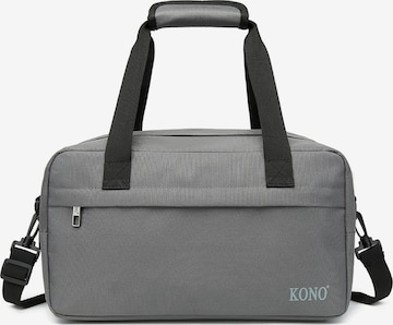Kono Travel Bag in Grey: front