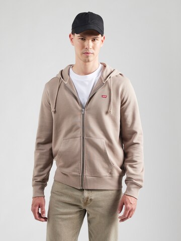 Regular fit Giacca di felpa 'New Original' di LEVI'S ® in beige: frontale
