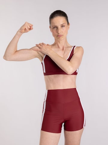 WALLIEN Badeshorts 'Sport' in Rot