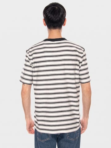 WRANGLER Bluser & t-shirts 'STRIPE TEE WORN WHITE' i hvid