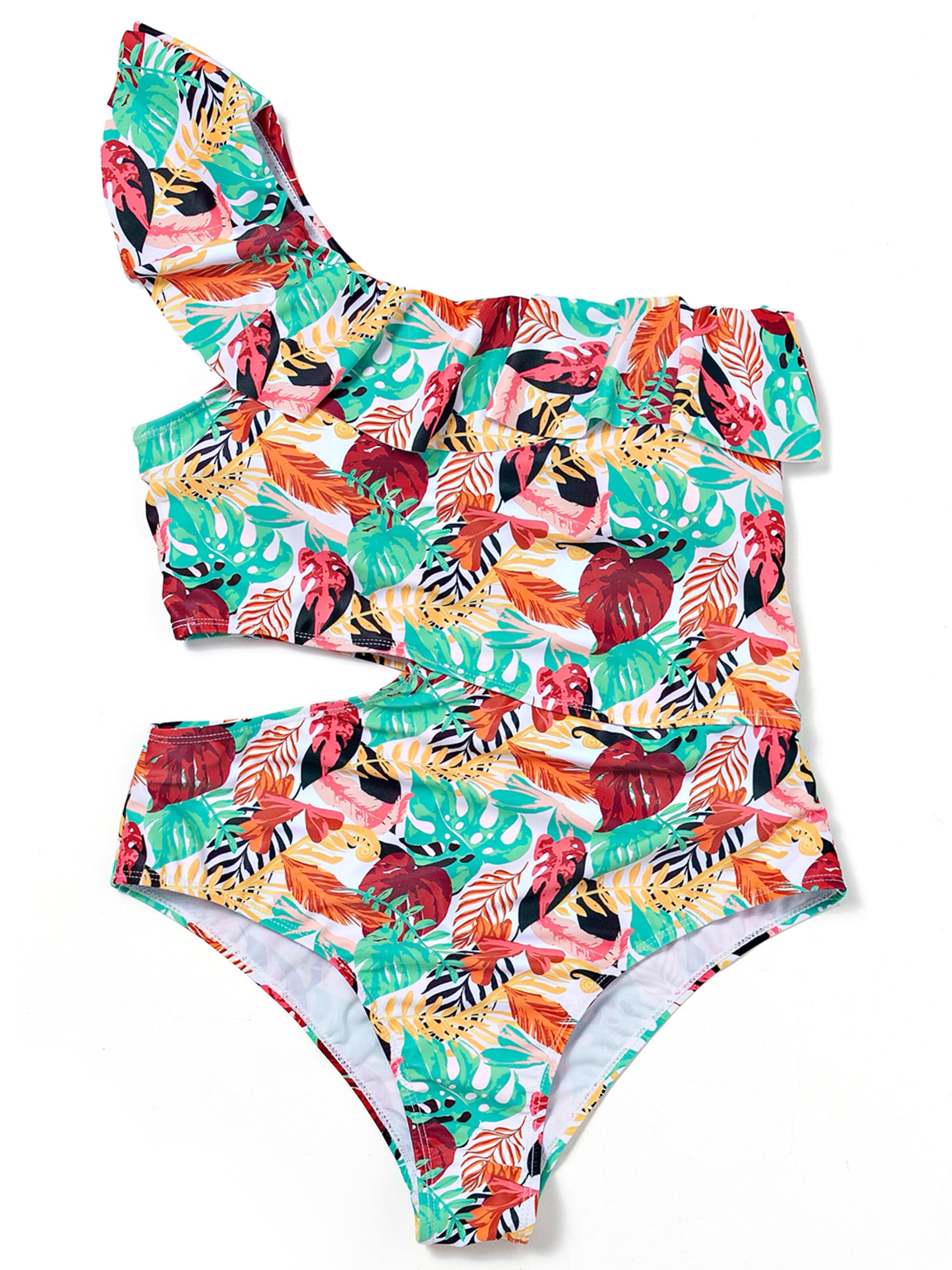BONVERANO Classic Swimsuit in Mixed colors: front