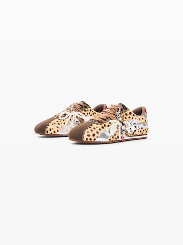 Desigual Sneakersy niskie w kolorze brązowy