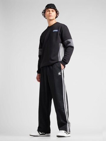 ADIDAS ORIGINALS Baggy Broek 'Adicolor Firebird' in Zwart