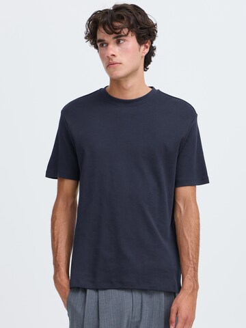 T-Shirt ' CFNILO ' Casual Friday en bleu : devant