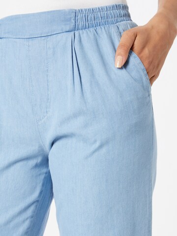 DeFacto Štandardný strih Plisované nohavice - Modrá